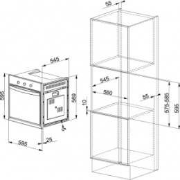 Електрична духова шафа Franke Smart Plus SGP 62 M SH/F (116.0541.714)